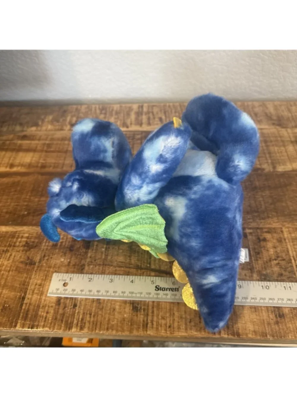 Aurora Blue Dragon Plush Stuffed Animal Soft Fantasy Creature Toy Gift 12